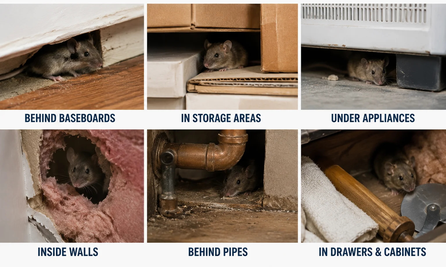 How To Get Rid Of Mice In House Fast: A Step-By-Step Guide 16 Where Mice Usually Hide In A House